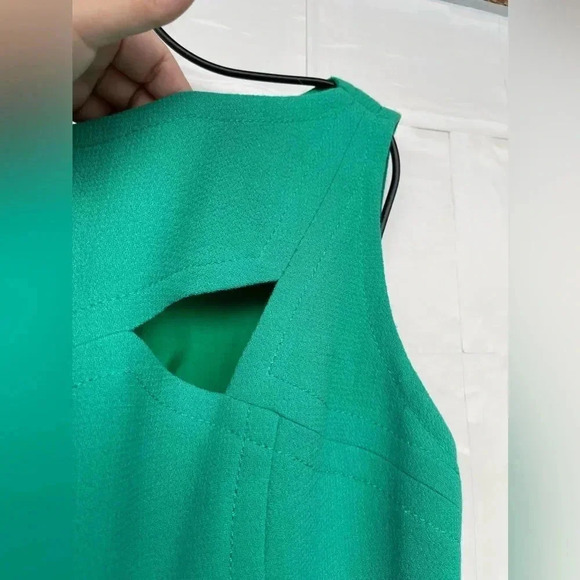 Lourdes Chávez emeral green sheath dress size medium - Picture 4 of 14